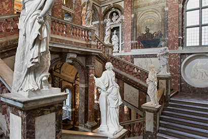 Hedvig Eleonora staircase Drottningholm Palace Baroque